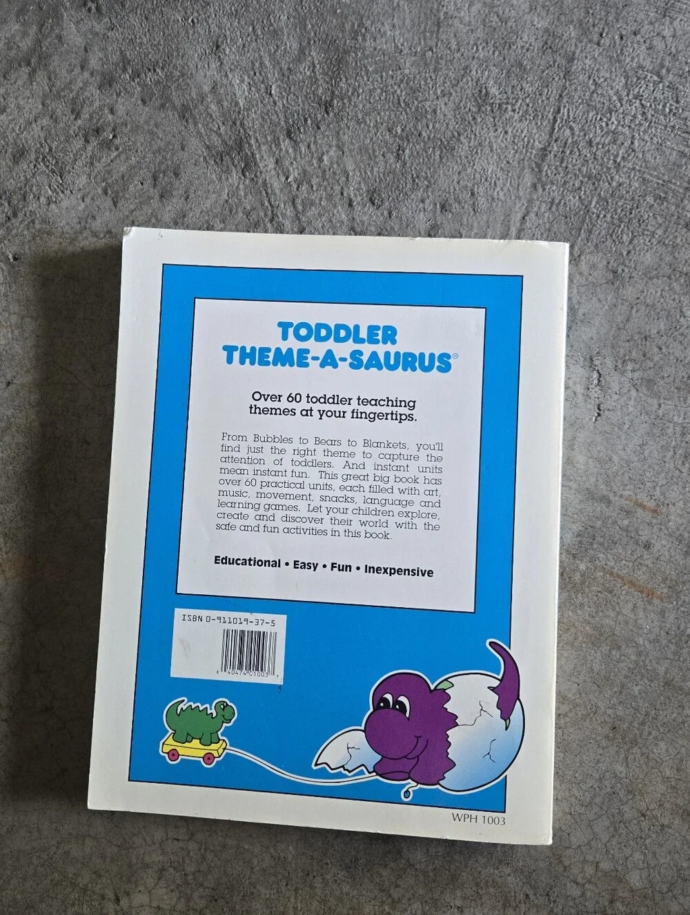 2 For $15 Vintage Toddler Theme-A-Saurus Activity Book